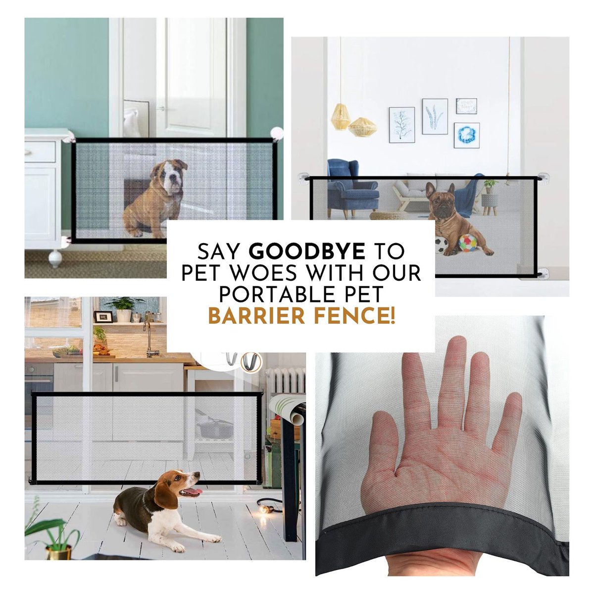 Get 50% Off + Free Shipping - Just Lift and Work! 🐾🚧

Features:

🌟 Unique Design: This portable folding safety device can be installed anywhere, offering protection for your pets without hassle.
.
#petsecurity #portablefence #petgate #easyinstallation