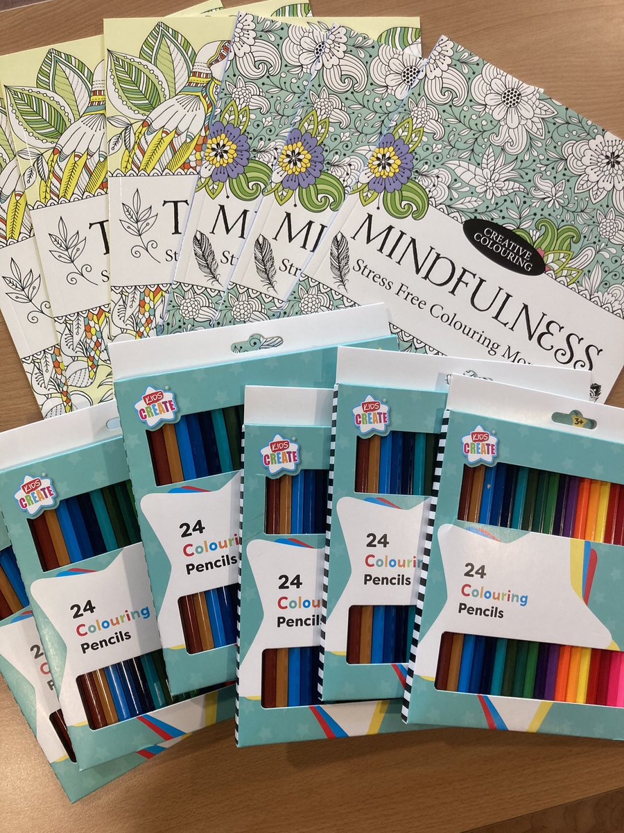 Another new initiative delivered to the unit today - adult colouring books and pencil crayons for parents to use as a way of relaxing and passing the time. #mindfulness #relaxation #charity #neonatal