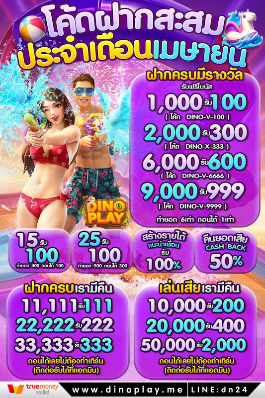 credit1688's tweet photo. 📢โค้ดฝากสะสมประจำเดือนมาแล้วจ้า
DINO-V-100✅ ฝากครบ 1000 รับ 100 
DINO-V333  ✅ ฝากครบ 2000 รับ 300
DINO-V-6666✅ ฝากครบ 6000 รับ 600
DINO-V-9999✅ ฝากครบ 9000 รับ 999
ฝากครบเรามีคืน เล่นเสียเรามีคืน 
📱𝐏𝐋𝐀𝐘 : https://t.co/KTUY5v8FZW
ขอทุนฟรี50 : https://t.co/iFjiZL1opL https://t.co/oso2WiEtkO