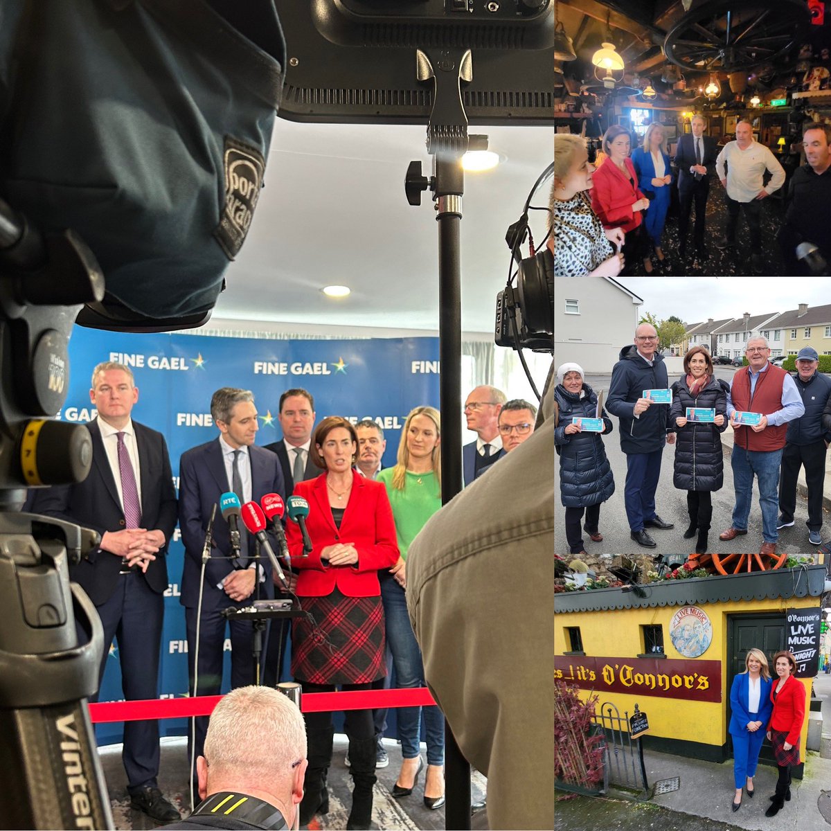 Great to kickstart the weekend in Galway, the capital of the West, campaigning with @CloHiggins, @fahy_frank, @MariaWalshEU, @SeanKyneGalway & @SimonHarrisTD. Fantastic buzz about the place ahead of the @FineGael Ard Fheis taking place tomorrow in @uniofgalway