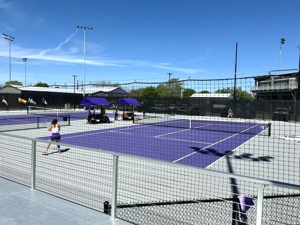 My first home event since officially starting was a Texan victory by @TarletonTennis! Happy I got to go out and watch this elite program!