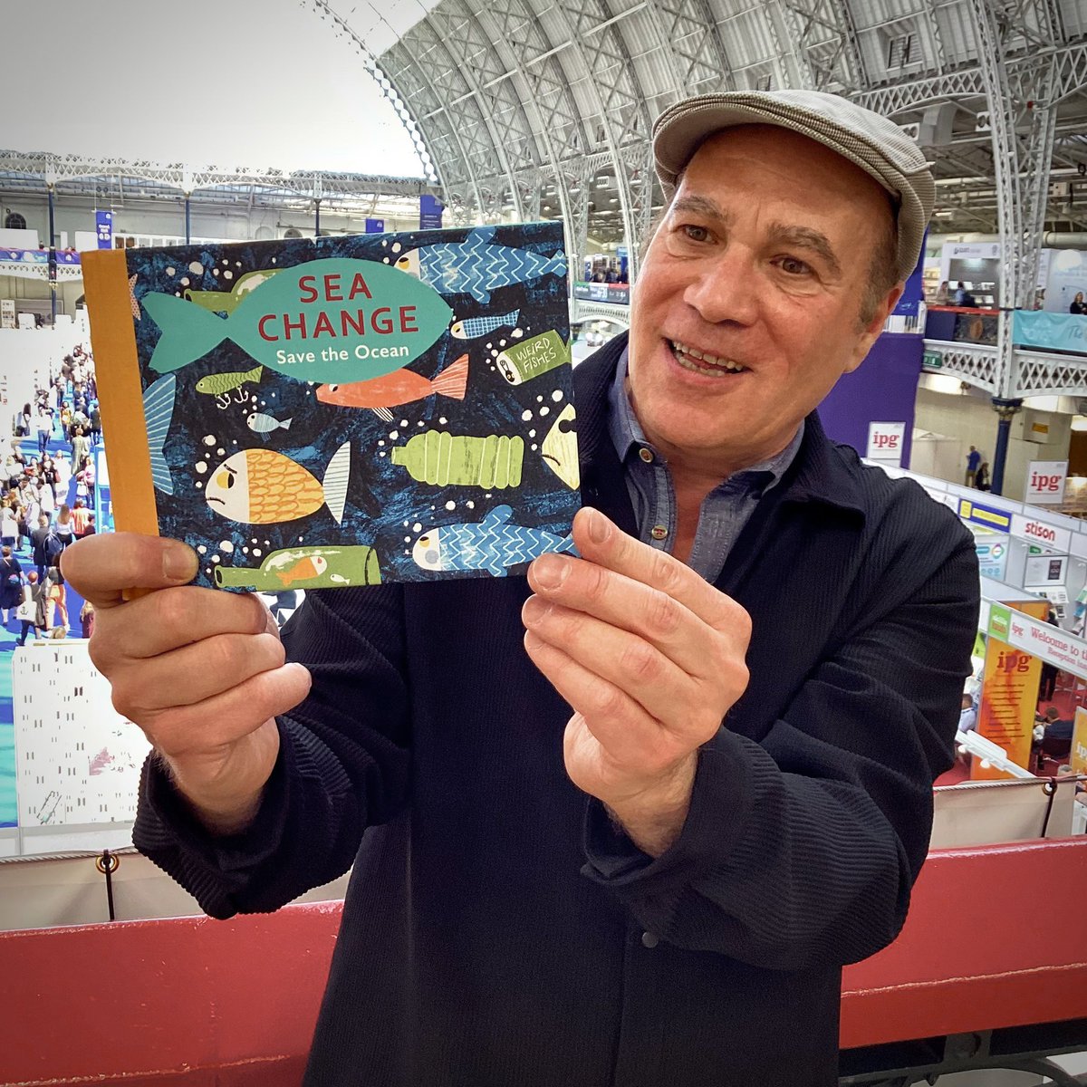 This little book is a gem!: 50 original postcards from artists around the world (including little old me) sending a call-out to save our precious oceans, all proceeds go to IBBY and Greenpeace International. @OtterBarryBooks @Worcesterillo