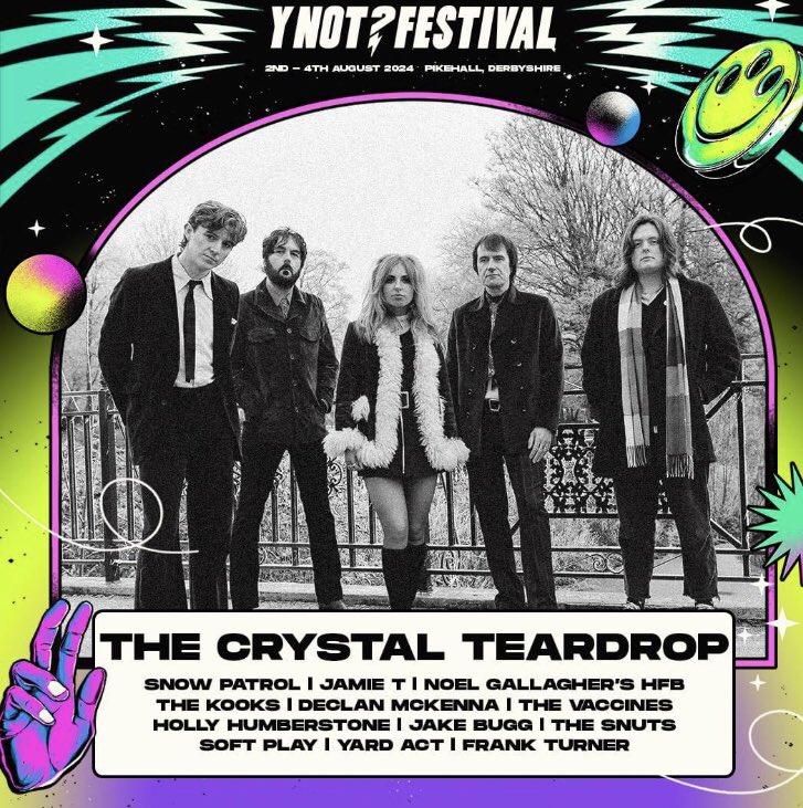 Chuffed to bits to say we have a slot at this years Ynot Festival. Thanks to everyone who voted for us. Looking forward to this one!