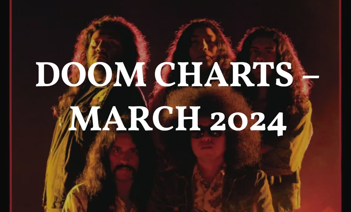 The @Doomcharts are out, and @skullservantnc cracked the top 40! Congrats to all the bands, enjoy this month's charts presented by yours truly
doomcharts.com/2024/04/05/doo…
#doomcharts #doommetal #stonermetal #stonerrock #sludgemetal #heavymetal #heavyunderground #heavypsych #psychrock