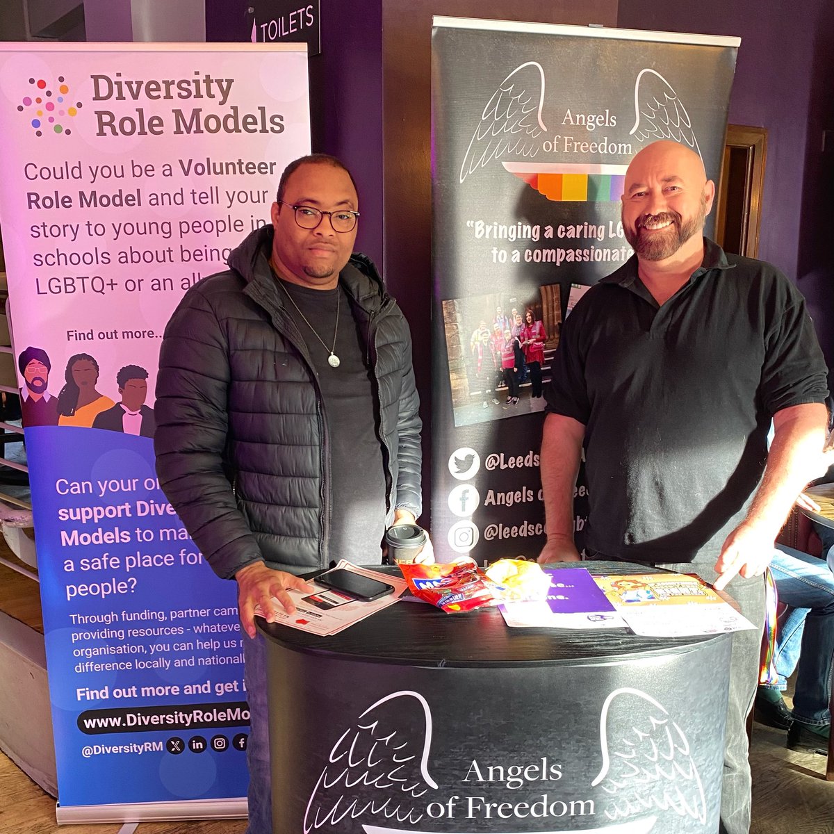 Angels in Queens Court until 8pm before heading out around Lower Briggate/Call Lane until 10pm - say hello if you see them around 👋🏼 #BeSafeFeelSafe #AskForAngelaLeeds #MakeFriendsInLeeds