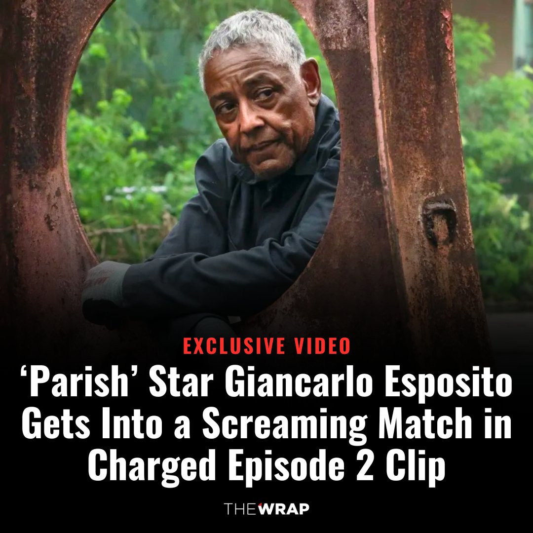 #EXCLUSIVE: Prepare to see Giancarlo Esposito’s angry side in the second episode of #Parish. Gray Parish (Esposito) gets into a screaming match and starts a fight in the upcoming episode of the AMC show. Watch clip ⬇️ thewrap.com/parish-amc-epi…