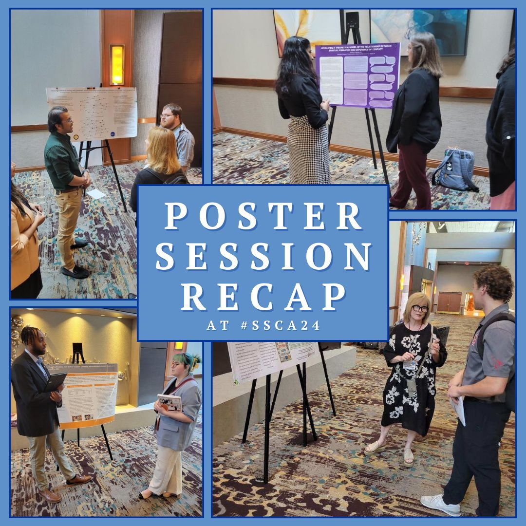 We just had some AWESOME poster presentations at #SSCA24! These scholars presented their work in poster format through the Health Communication Division and First VP spotlight. Congrats to these scholars on all their hard work and a great poster session!