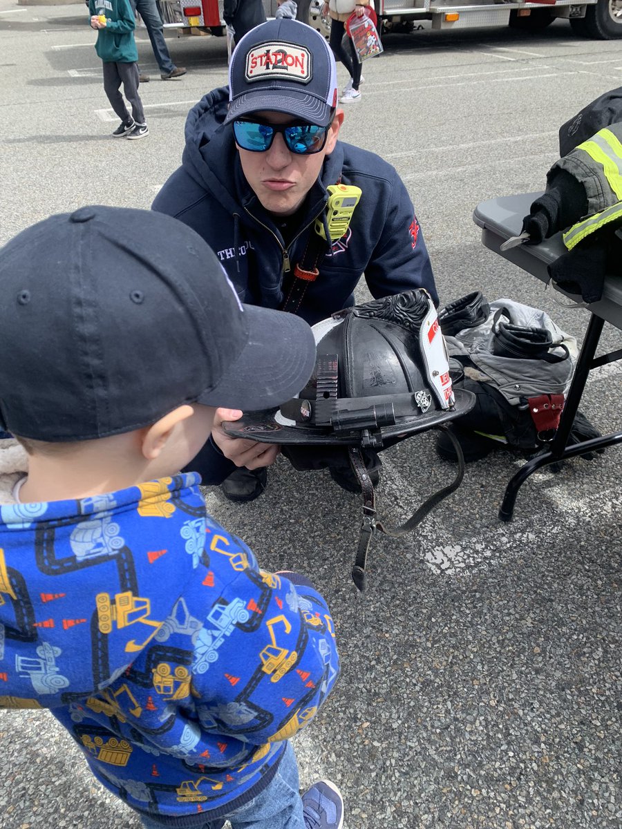 Proud teacher moments: Dylan Maltez work shadowing at @WoodbridgeTV and alumni Peter Theologis working with the Colonia fire department. @WoodbridgeNJ Big Wheels Day.