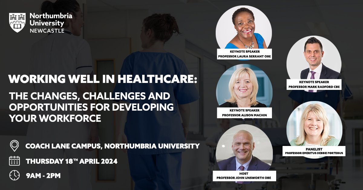 Book your ticket now for our upcoming event, Working Well in Healthcare: The Changes, Challenges and Opportunities for Developing your Workforce. The event will be covering a range of topics with expert guest speakers and panelists. Book now: orlo.uk/kAt9Y