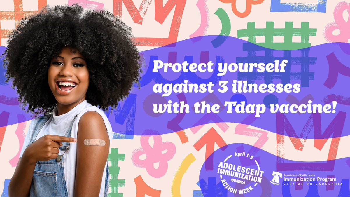 Tdap vaccine protects against 3 illnesses: tetanus, diphtheria, and whooping cough. Ask your doctor if you have had your dose of the Tdap vaccine. Learn more: bit.ly/3TfWhQH #AIW24