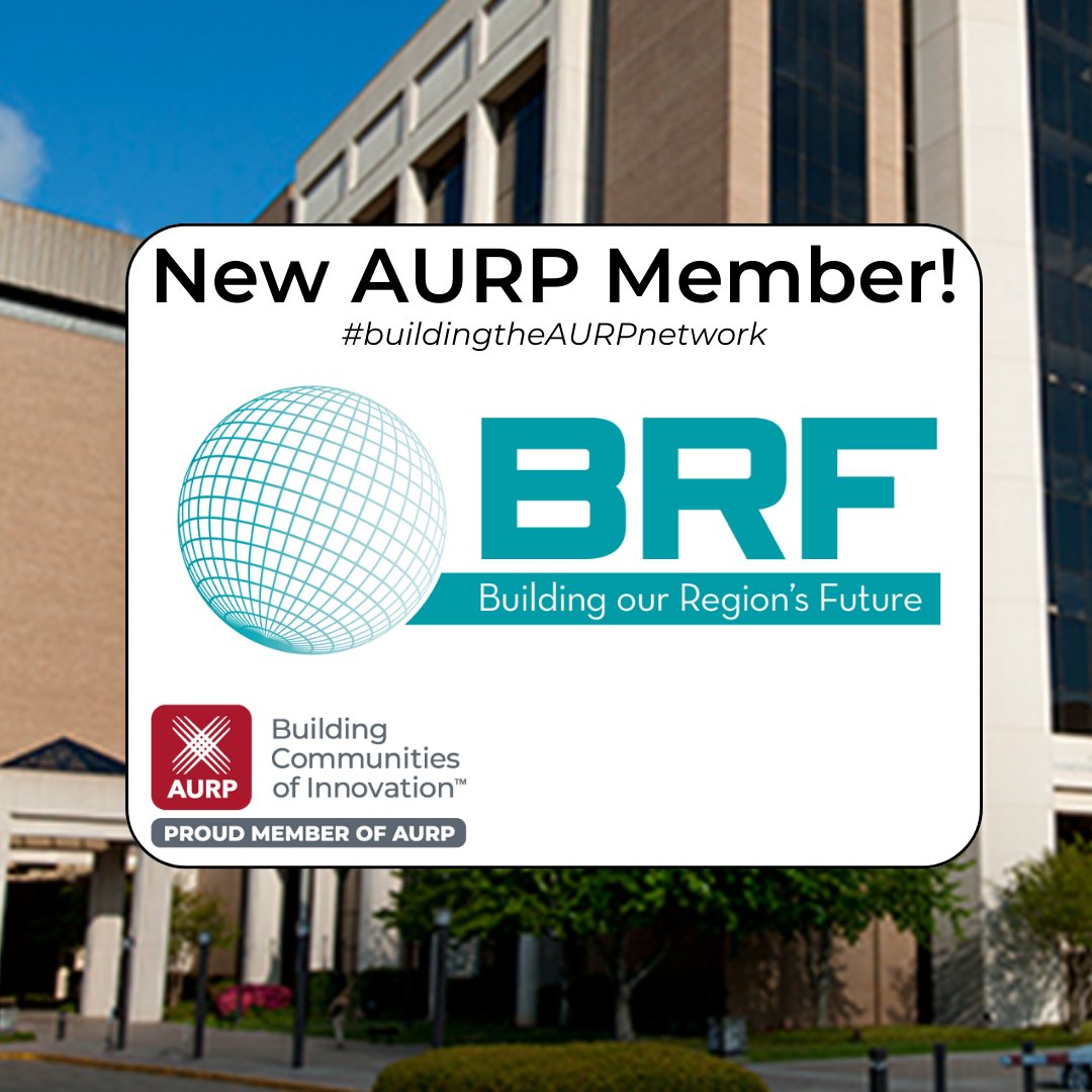 #AURPinAction: We're excited to welcome Biomedical Research Foundation of Northwest Louisiana (@brf_louisiana ) as our new AURP Member! #buildingtheAURPnetwork