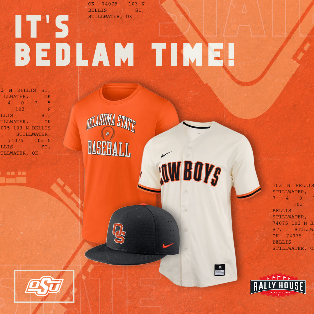 It's Bedlam Time!! RT & Like for a chance to win a @OSUBaseball hat from Rally House. #GoPokes #okstate #BeatOU