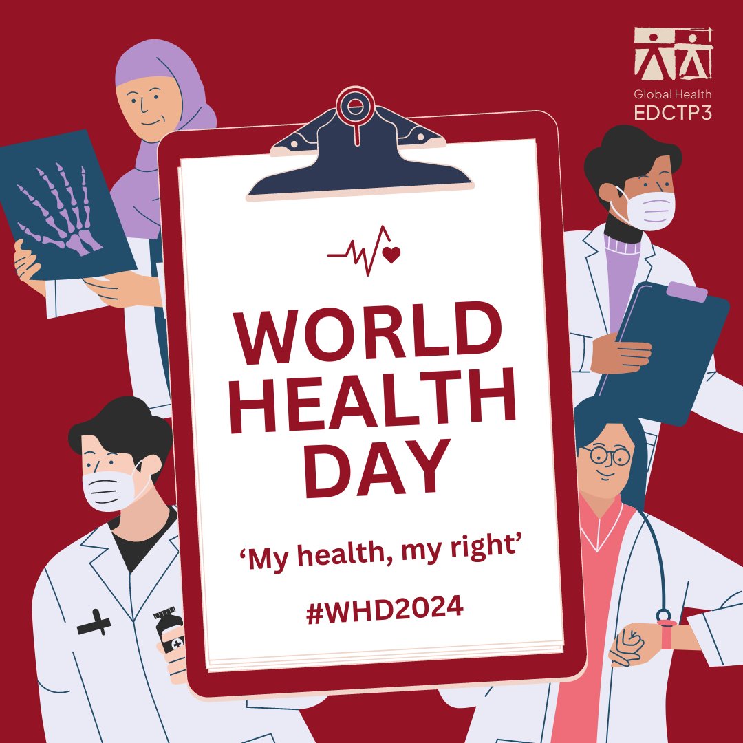 During World Health Day we are reminded that everyone, everywhere, should have #access to quality #health services 🌍🏥 @EDCTP3 works to develop new health #technologies & improve access to these for those who need it most❤️‍🩹💉 Find out more about us ⤵️ globalhealth-edctp3.eu/about-us/who-w…