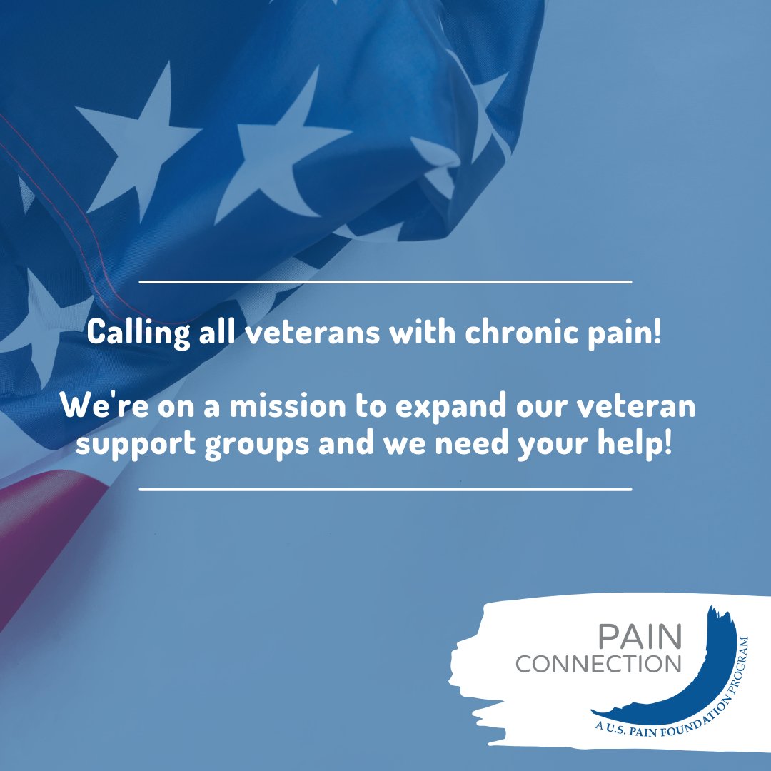 🎖️ #Veterans with #chronicpain, we need you! Join our mission to expand our veteran #supportgroups. Online training will be held May 18-19. Become a vital part of our #veteransupport network! 🎖️ Apply now: painconnection.org/support-group-…