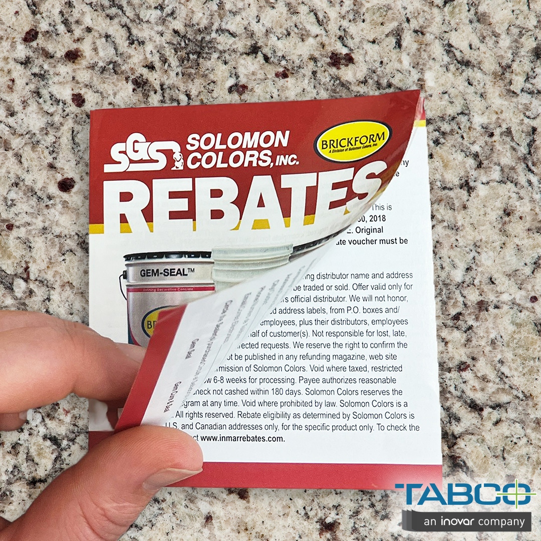 Booklet labels are a great way to add instructions or other information to your product. Offering multiple page options, the possibilities for information are endless!

#inovarinspirations #tabco #kansascity #inovarpackaginggroup #booklet #solomoncolors #rebates #pages