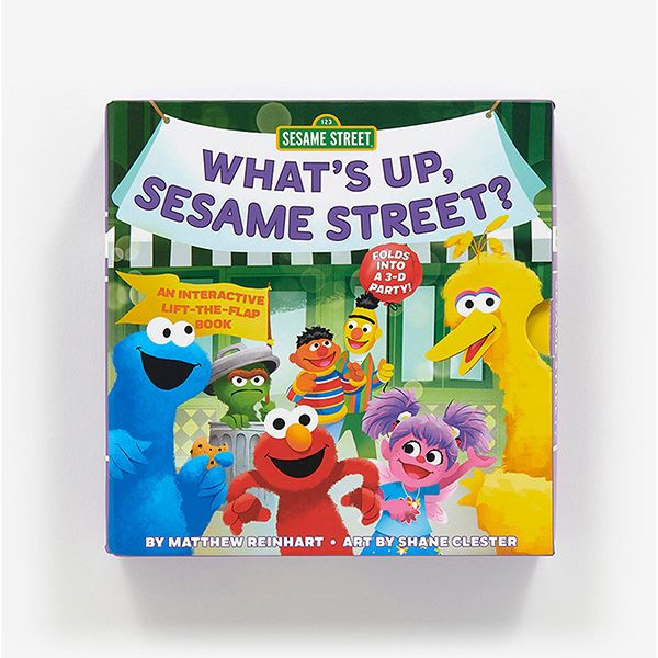 Open doors to peek inside shops, pull tabs to say hi to Rosita and Ji-Young and lift the flaps to learn the alphabet along the way. Shop Now: bit.ly/3VAWzTX #SesameStreet #Elmo #BigBird #Grover