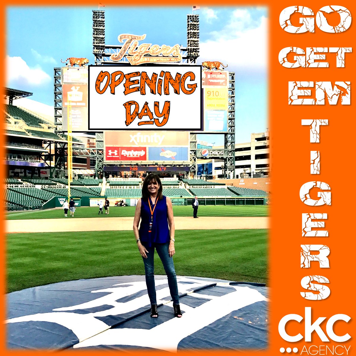 There’s nothing like Opening Day in Detroit! #roar #detroittigers #baseball #OfficialHolidayintheD #ckcagency