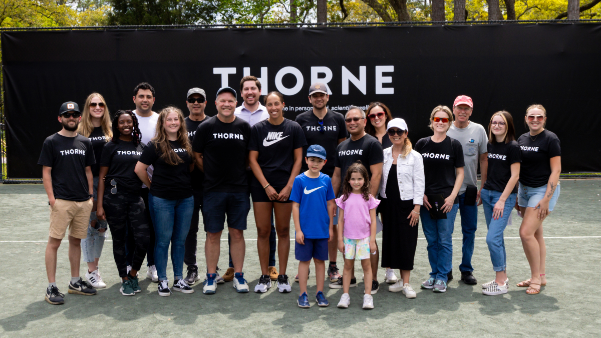 Our employees had a wonderful time cheering on @Madison_Keys this week at the @CharlestonOpen, sponsored by Thorne! #onlyThorne #CharlestonOpen bit.ly/4cBp36d