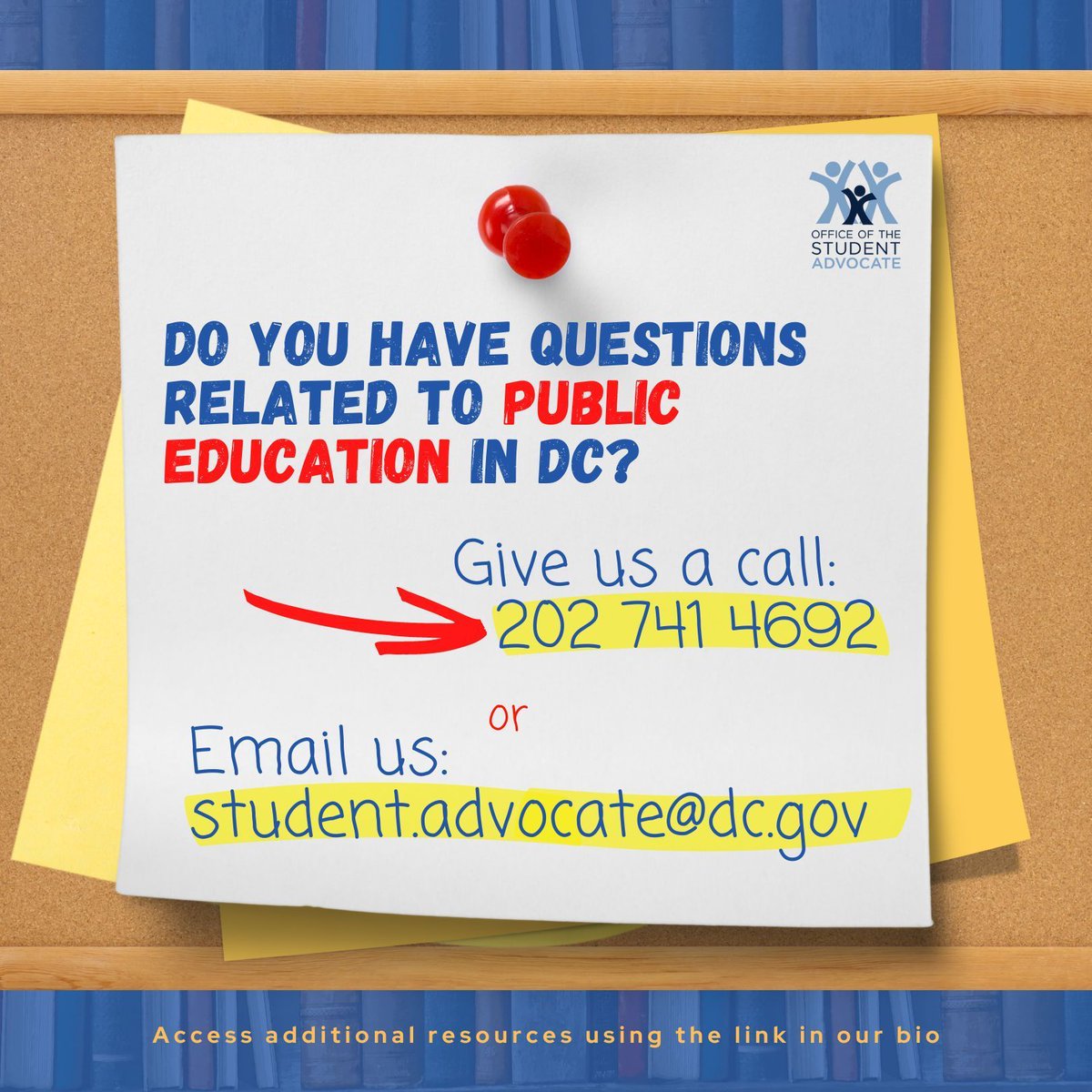 If you have any education-related issues or questions, give us a call! Our Request for Assistance education hotline is live: 🗓️ Monday - Friday 🕰️ 9am - 5pm. Call us today: 📞 (202)741-4692 Or submit a request for assistance here: buff.ly/3yJofdU