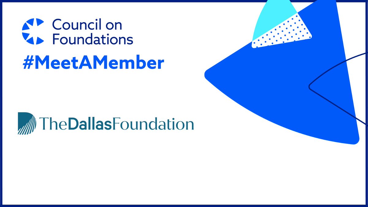 #MeetAMember The Dallas Foundation The Dallas Foundation was established as the first community foundation in Texas in 1929 and has granted over $1B to the full spectrum of community-centered causes. Join us in welcoming new President and CEO, Julie Diaz! bit.ly/4aJQLvw