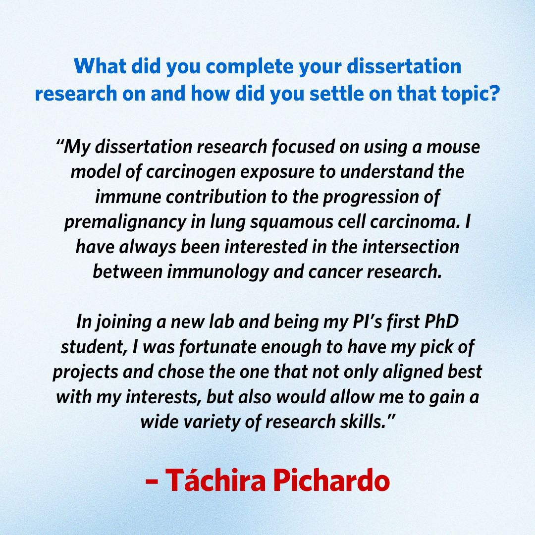 Táchira Pichardo is a PhD candidate in the Graduate Program in Molecular & Translational Medicine (MTM) who will graduate this May. She is completing her research in the lab of Assistant Professor of Medicine Sarah Mazzilli, PhD. Congratulations, Táchira! bumc.bu.edu/gms/2024/04/02…