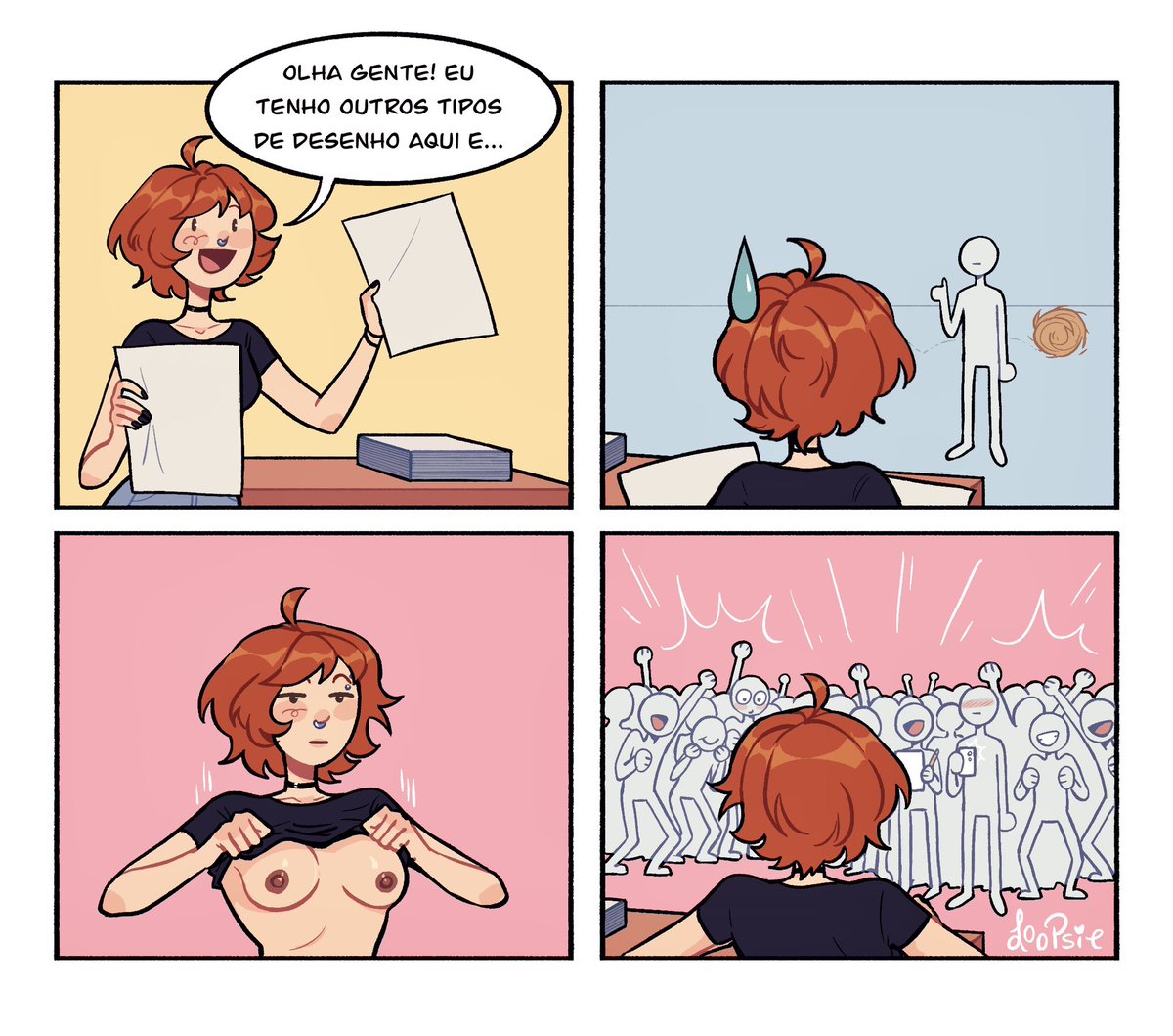 ...fazer oq né 
*volta a desenhar sapecagens*