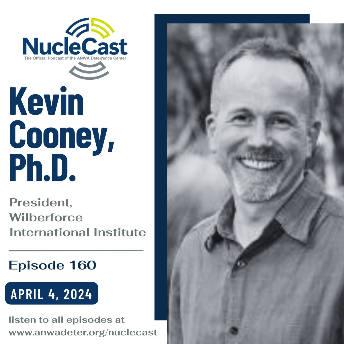 Don't miss Dr. Kevin Cooney discussing his view on the morality of #nuclear #weapons.  You can hear all of our expert guests on #NucleCast at anwadeter.org/nuclecast or wherever you listen to your favorite music/podcasts.  #StrategicDeterrence #nationalsecurity @moderntriad