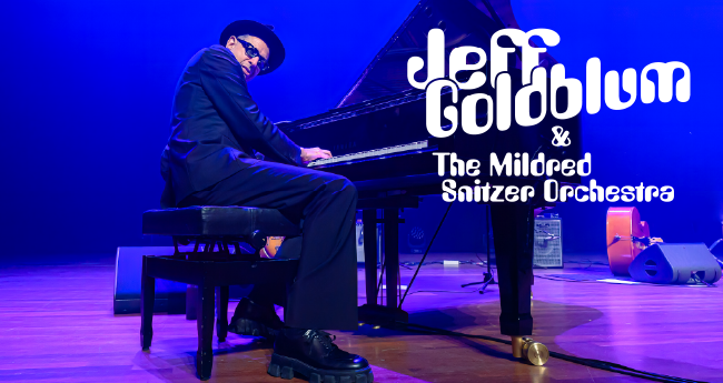 ON SALE NOW! Jeff Goldblum & The Mildred Snitzer Orchestra perform at Bass Concert Hall on Sunday, October 20. Audiences will enjoy a night of classic jazz with his band, and improvised comedy with the beloved and gregarious Hollywood star. Get Tickets: bit.ly/3TPEvD5