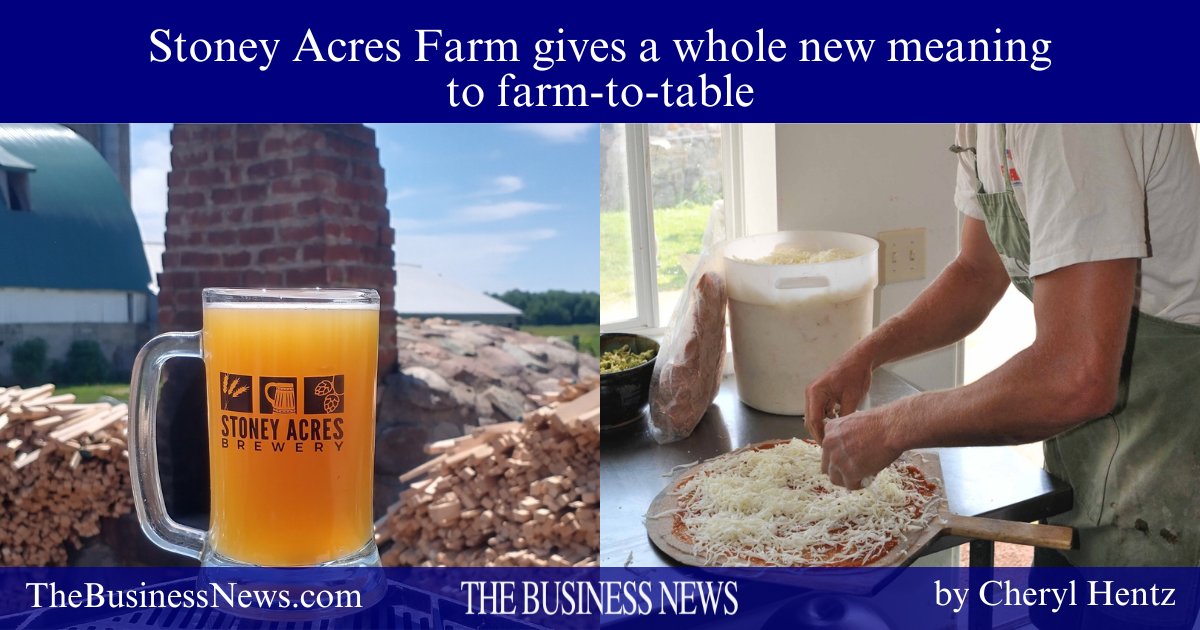 Tony Schultz, owner of Stoney Acres, has re-invented his third-generation family farm. They focus on produce, now offering farm-to-table pizzas, organic, micro-brewed beer, and a variety of meat and vegetables at their farmers' market stand. readthebusinessnews.com/features/stone…