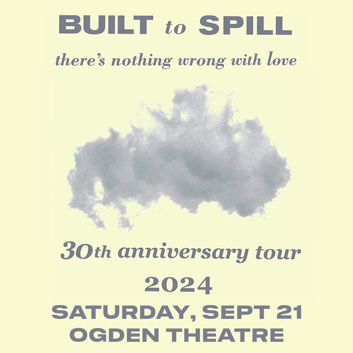 Built To Spill presale happening today 10a-10p  PW: 30YEARS   🎟️👇 axs.com/events/540336/…