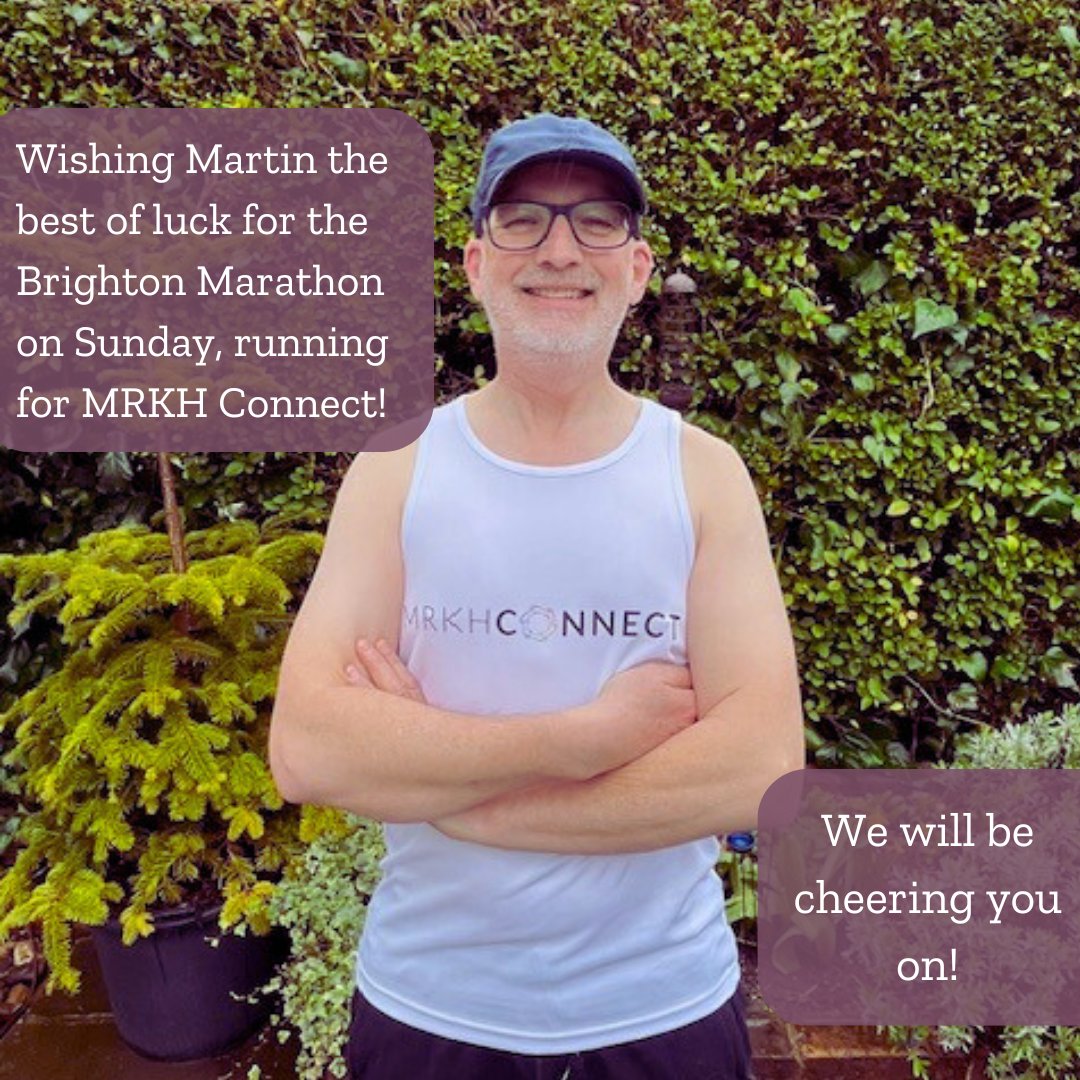 Giving a big shout out and sending lots of luck to the amazing Martin, an MRKH dad running the Brighton Marathon for us on Sunday! #MRKH 💜mrkhconnect.co.uk/martin-is-runn…