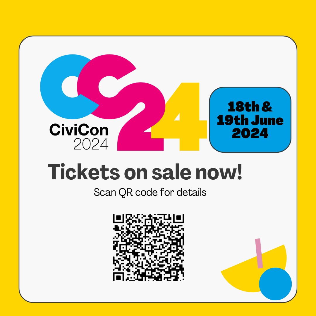 Exciting news! 📢 Tickets for CiviCon24, June 18-19, 2024, are now on sale! 🎉 This event is essential for leaders 👨‍💼, professionals 👩‍💼, and academics 🎓 exploring the civic landscape in higher education, as well as for senior leaders 🦸‍♂️ driving change within their institutions.