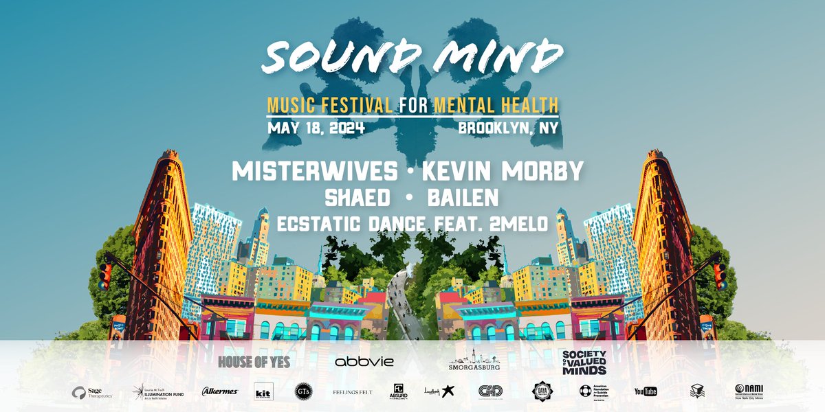 We're thrilled to share that we've teamed up with @soundmind_live for the Sound Mind Music Festival for Mental Health in Brooklyn on Saturday, May 18! Join Gaela Solo from Trans Lifeline on the LGBT panel as we celebrate #MentalHealthAwarenessMonth. See you there!