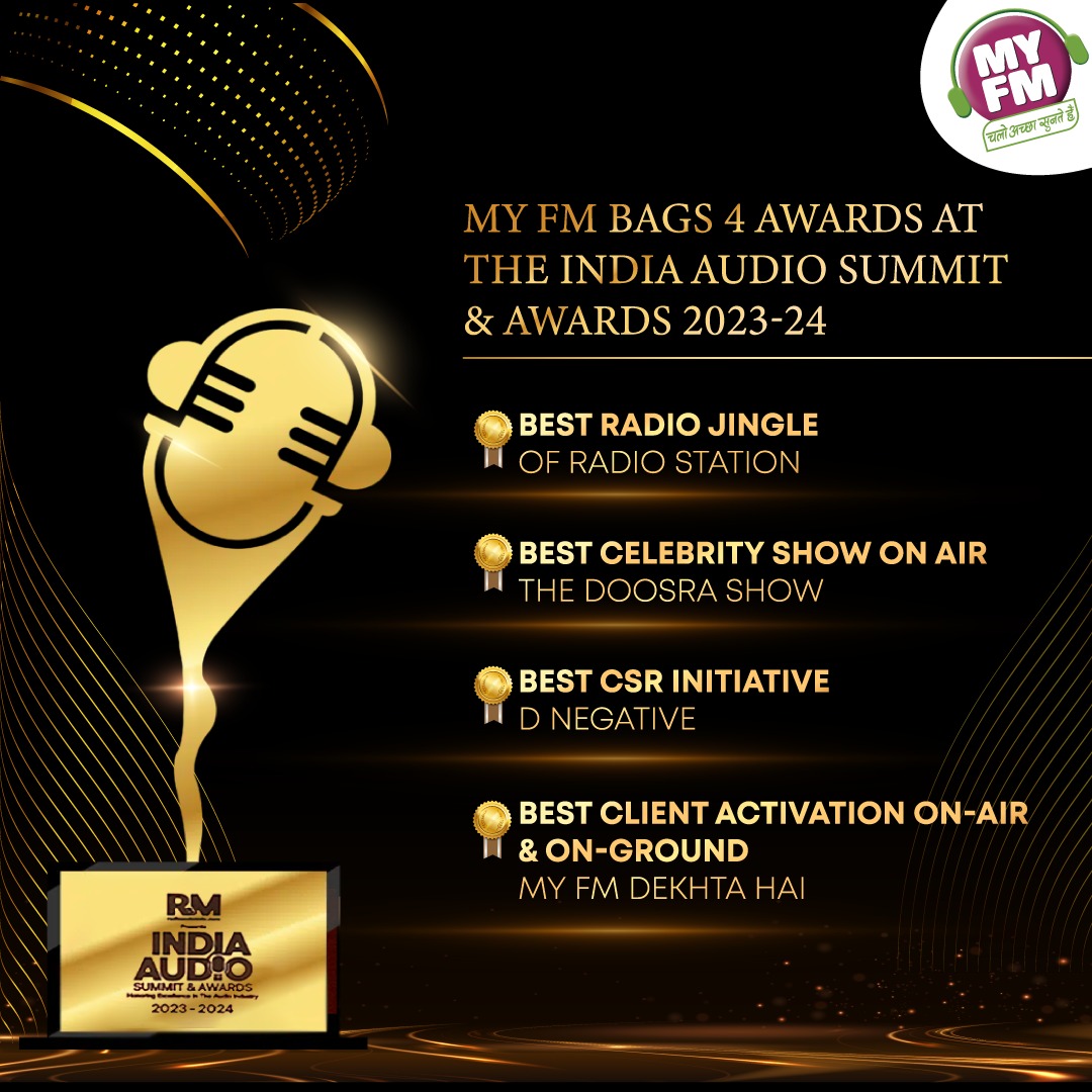 🏆INDIA AUDIO SUMMIT & AWARDS🏆 @MYFMIndia @radioandmusic @ITVNewz #IASA2024