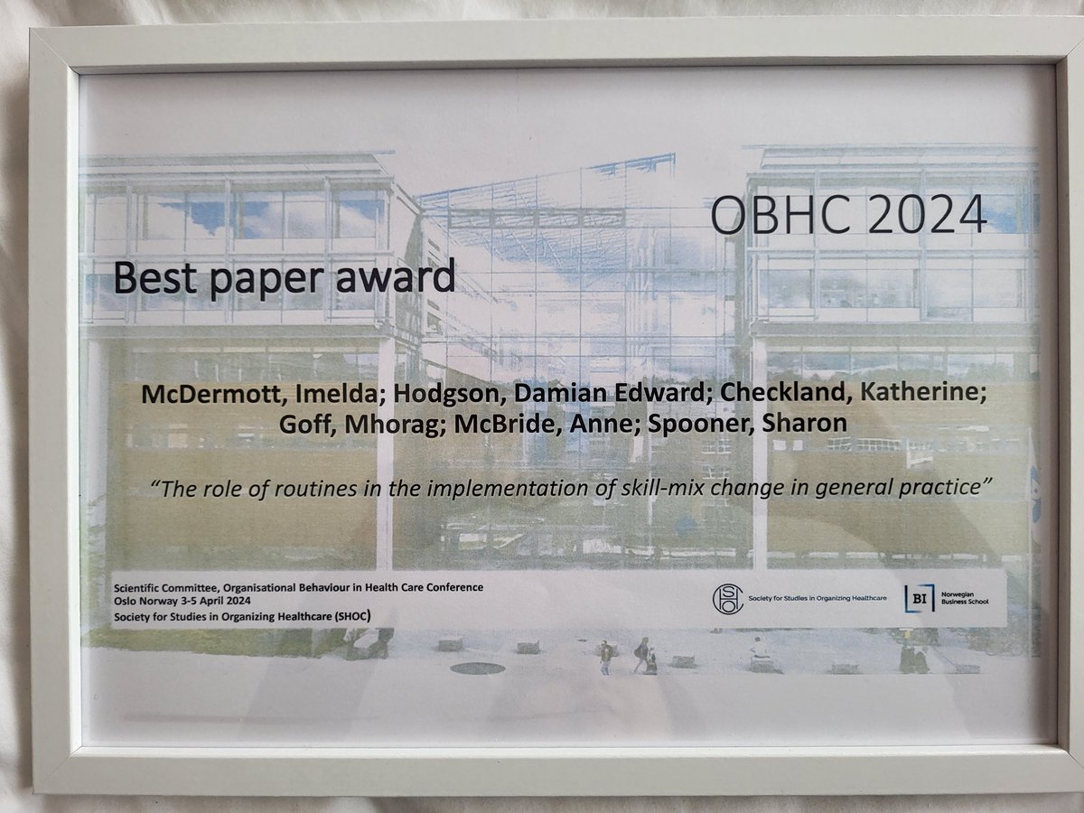 Our routines paper won the best paper award at @SHOC_OBHC. Great team effort with @damian_hodgson @SMS_Spooner @khcheck @mhoraggoff and Anne McBride #obhc2024