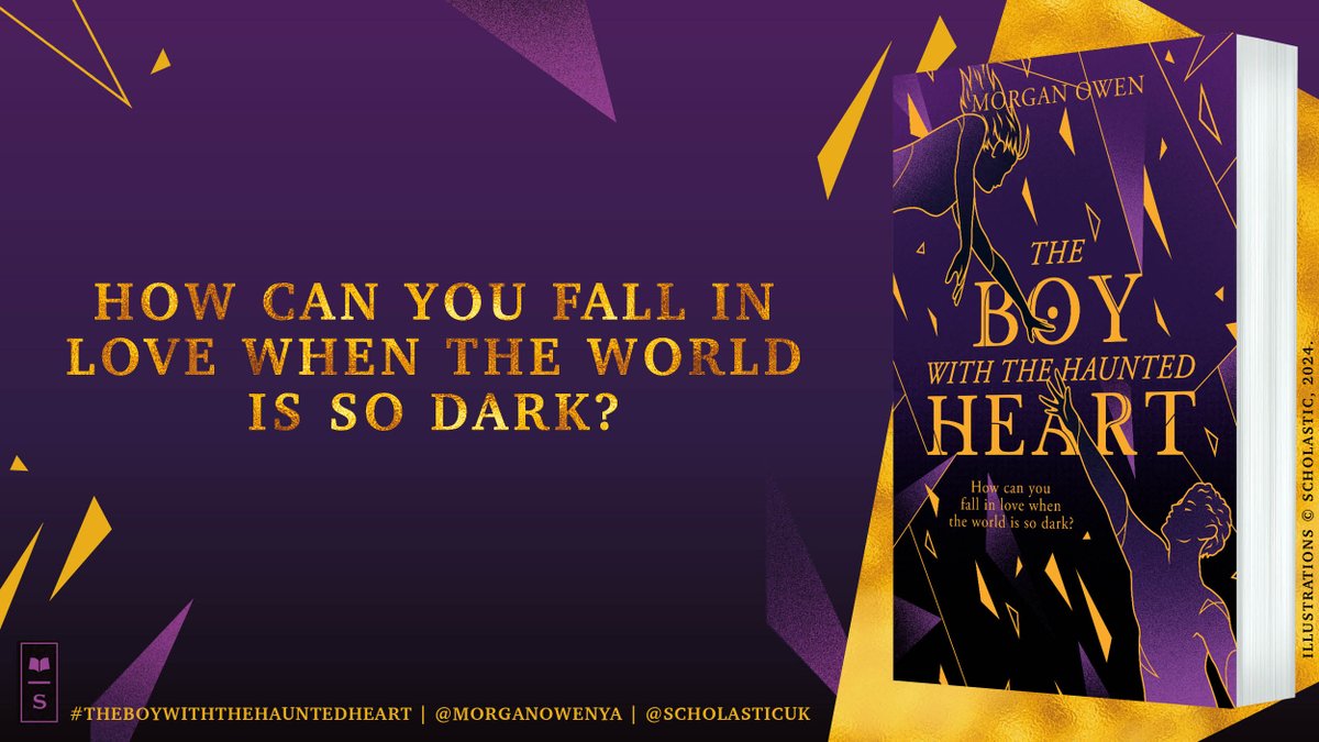 The Boy With the Haunted Heart by @morganowenya is the captivating sequel to The Girl With No Soul, and we simply cannot stop staring at this cover 💜 Out 9th May and available to pre-order now! #TheBoyWithTheHauntedHeart #TheGirlWithNoSoul