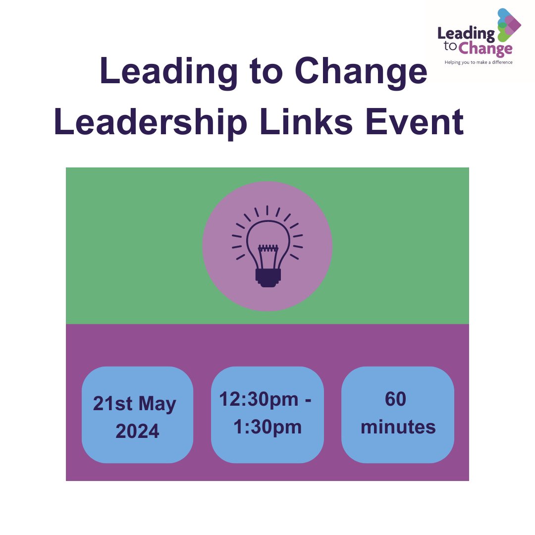 In one of our upcoming Leadership Links webinars, we will be joined by Audrey Birt, former @ALLIANCEScot chair and author who will be discussing the themes in her recently launched book: ‘The Journey to Better Times’. Find out more and book your space: leadingtochange.scot/our-events/lea…