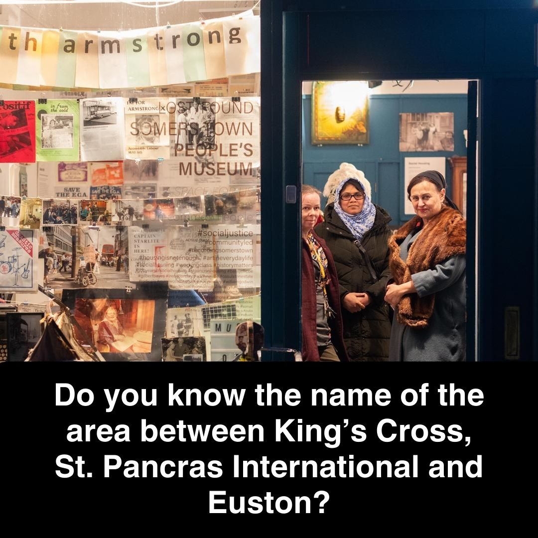 Do you know the name of the area between King’s Cross, St. Pancras International and Euston? Somers Town. It’s an area at risk, which is why Diana and the People’s Museum are taking action. Discover their story 👇 ow.ly/m5mC50R9egI #SomersTown #LocalCommunity