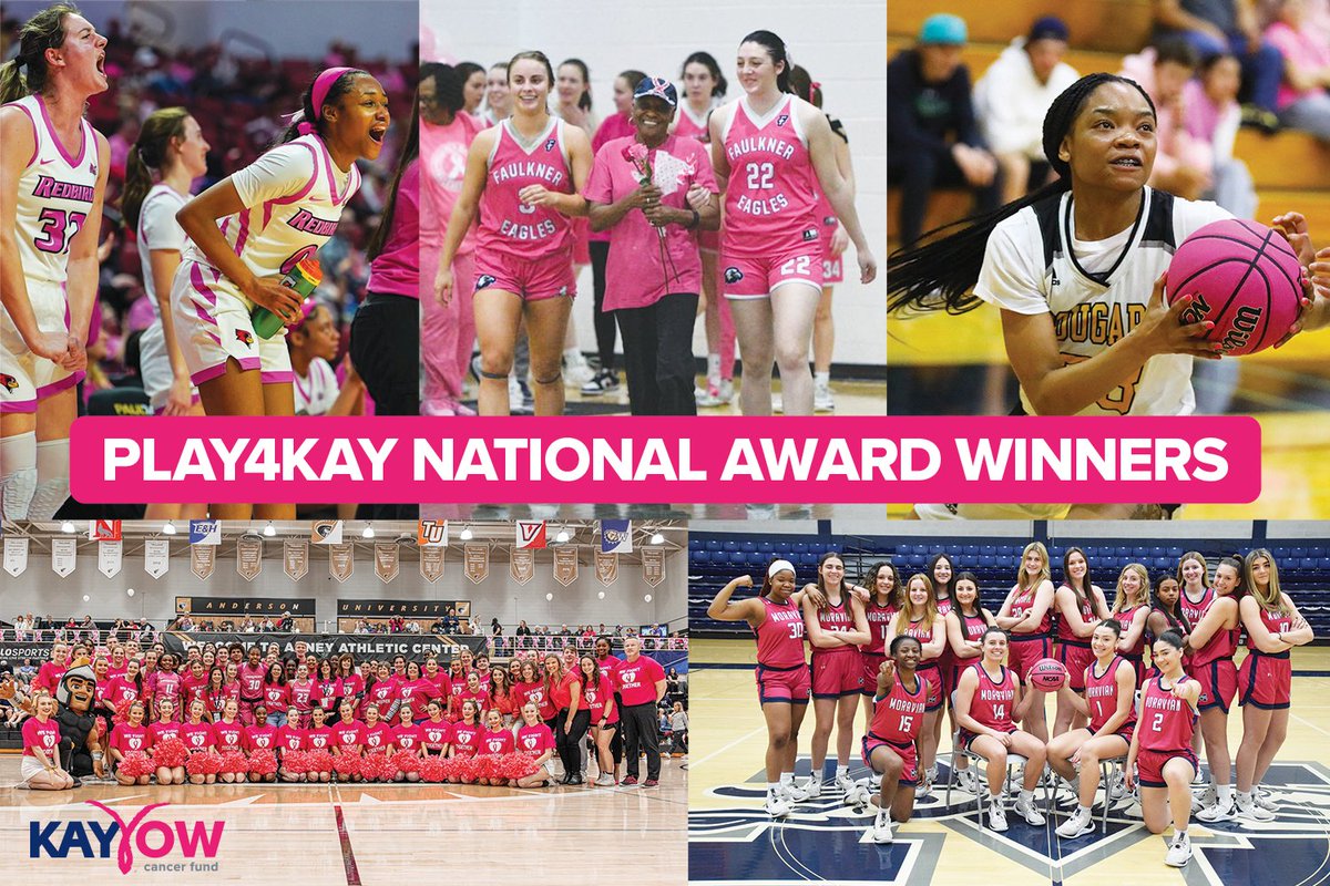 Congratulations to the 2024 National Play4Kay Award Winners! We are incredibly grateful for every coach, player, official and fan who supports Play4Kay year after year. Together — we are louder, stronger and unstoppable! Read more about the winners: kayyow.com/play4kay/our-r…