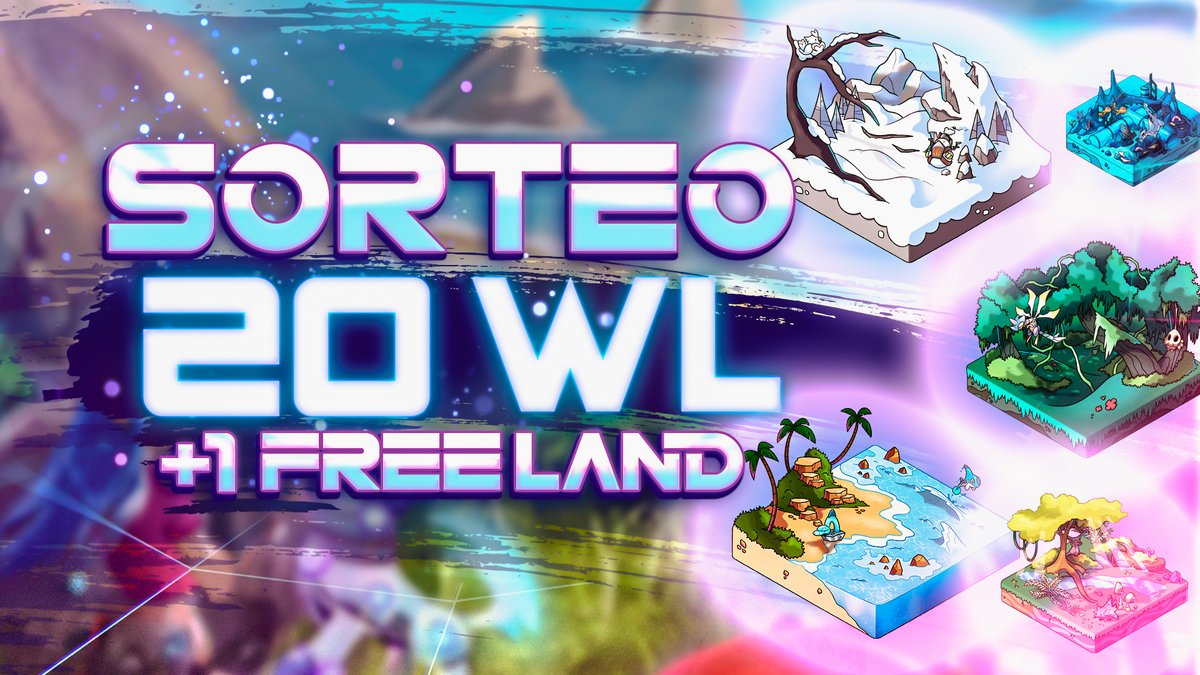 🔥 SORTEO 20 WL + 1 LAND REVOMON🔥

Requisitos: 
- Seguir a <a href="/RevomonVR/">Revomon Novus - Release 2026 🌐</a> y <a href="/kino_felix/">Kino</a>
- RT &amp; Comenta
- Rellenar el form: docs.google.com/forms/d/e/1FAI…
 
Abro hilo explicando la play 🧵👇