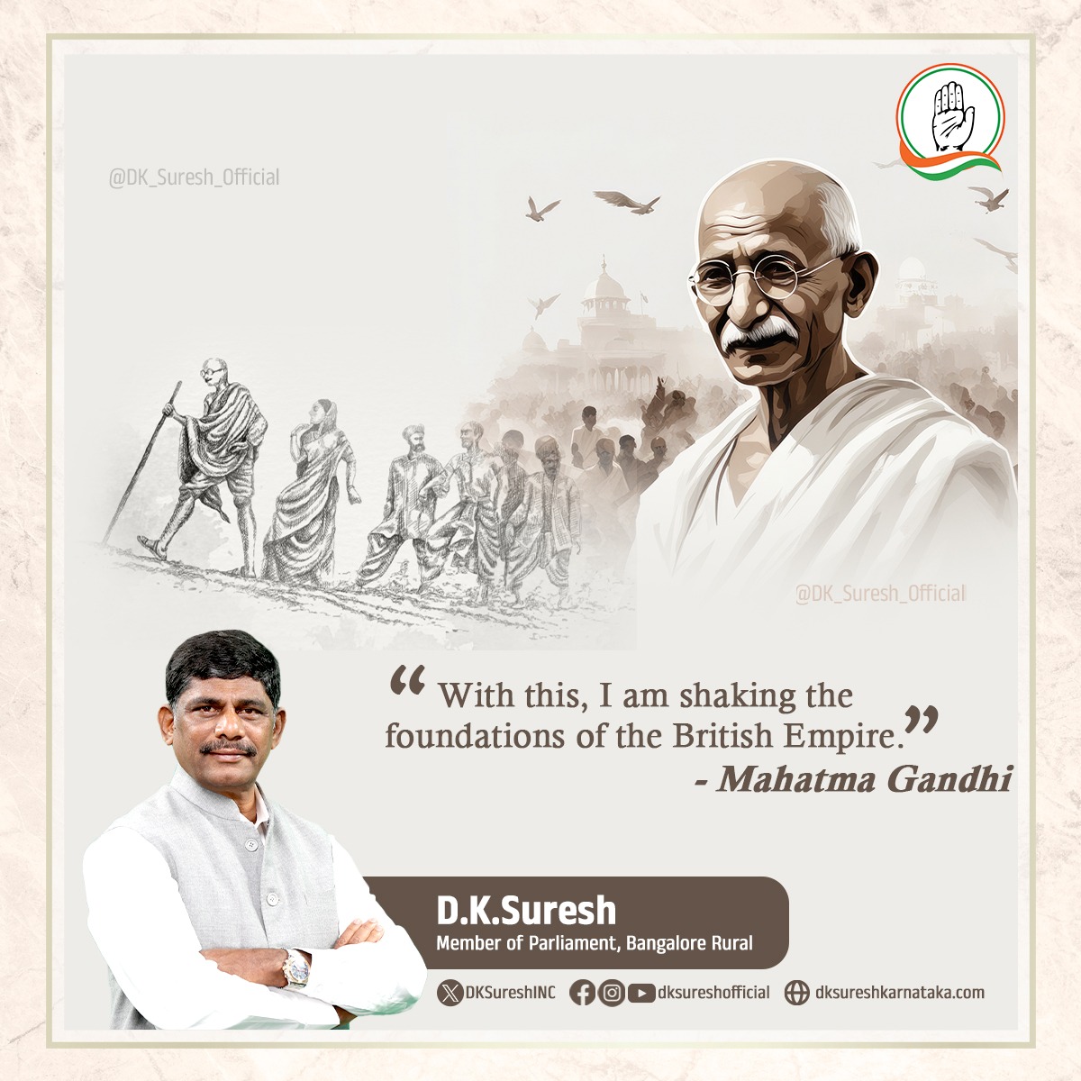 A pinch of salt and one of the largest non violence movements in India!

My tributes to the resilient brave souls who took part in this historic movement. Their sacrifices in upholding the principles of nonviolence and unity continue to inspire us even today.

#SaltSatyagraha