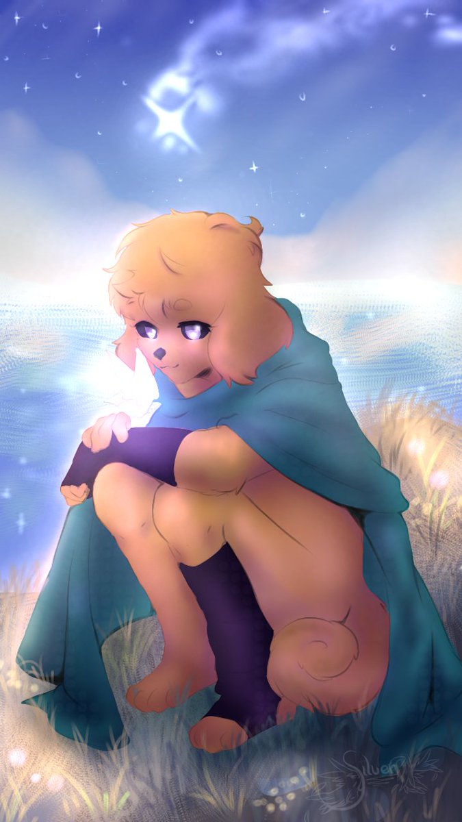 Silver__Draw's tweet image. Dibujito de Mike bajo las estrellas &amp;gt;&amp;lt;✨✨✨✨
#CoMPaS 
felicumpleatrasado qwq-