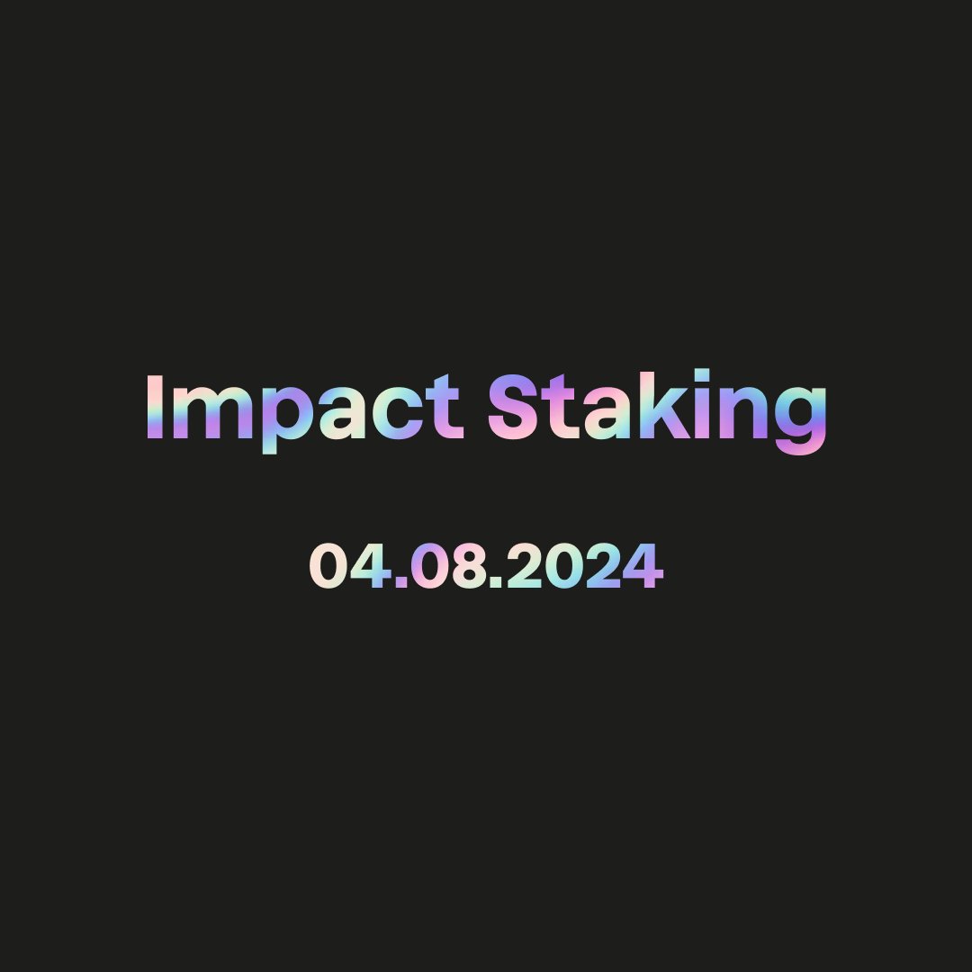 Impact Staking Definition: Real World Impact, where sustainability meets profitability. Together, with smart projects & ideas, we're shaping the future for real. ✊ If you know, you know. #RWI We’re just getting started.