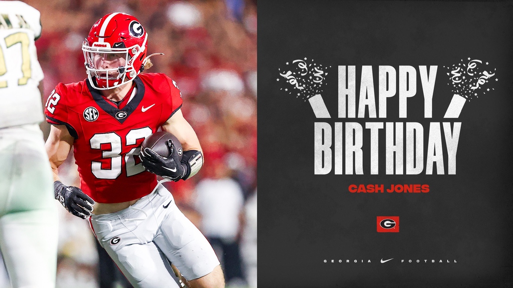 Happy Birthday, @Cash3Jones !! #GoDawgs