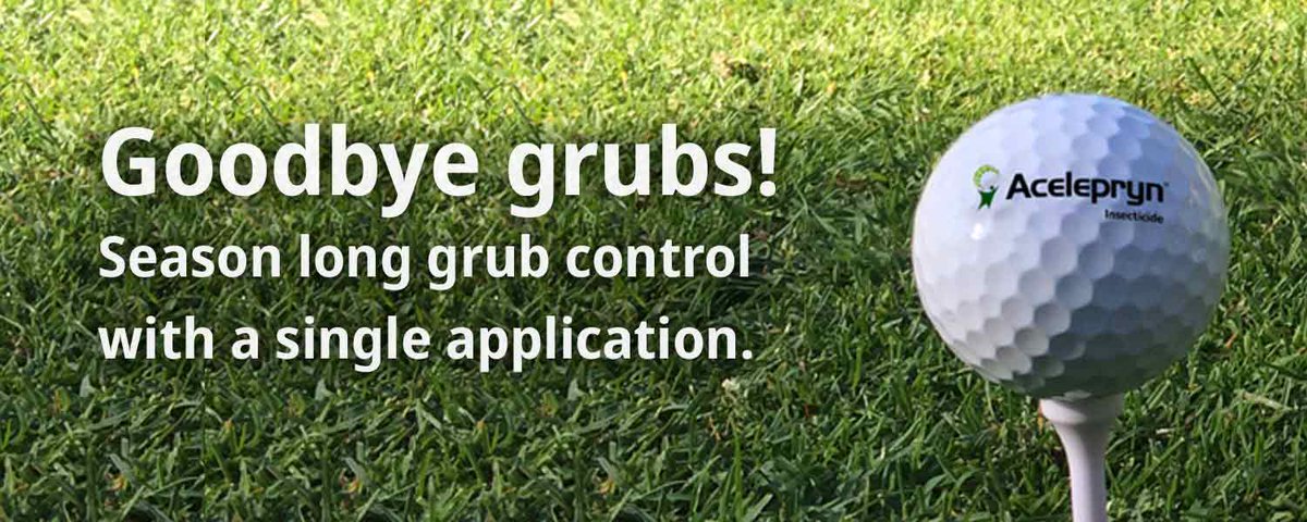 The snow is melting and you know what that means - it's time to think about Acelepryn®! Acelepryn® provides Turf Managers unmatched season long subsurface grub control with a single preventative application. Learn more: bit.ly/3wCEfPE