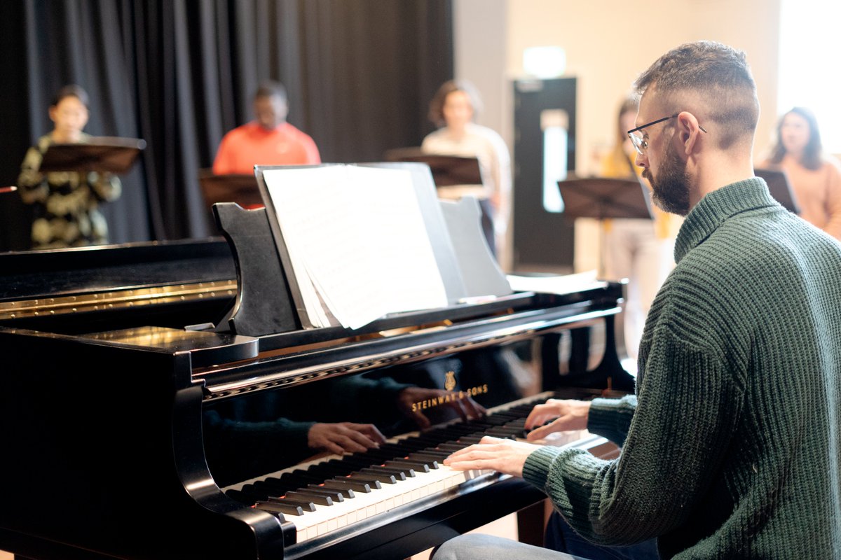 This week, our Young Artists have been busy in music calls with conductor Christopher Moulds ahead of our residency with @Opera_North! We're looking forward to getting stuck into production rehearsals next week. Keep an eye on our social media for a sneak peek!