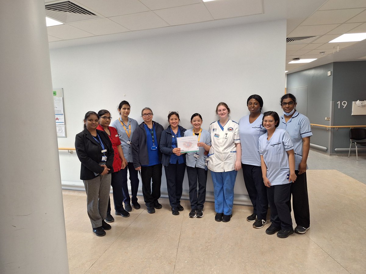 Congratulations 🎊 Handel ward on achieving 💯 on the PIVC care bundle compliance audit