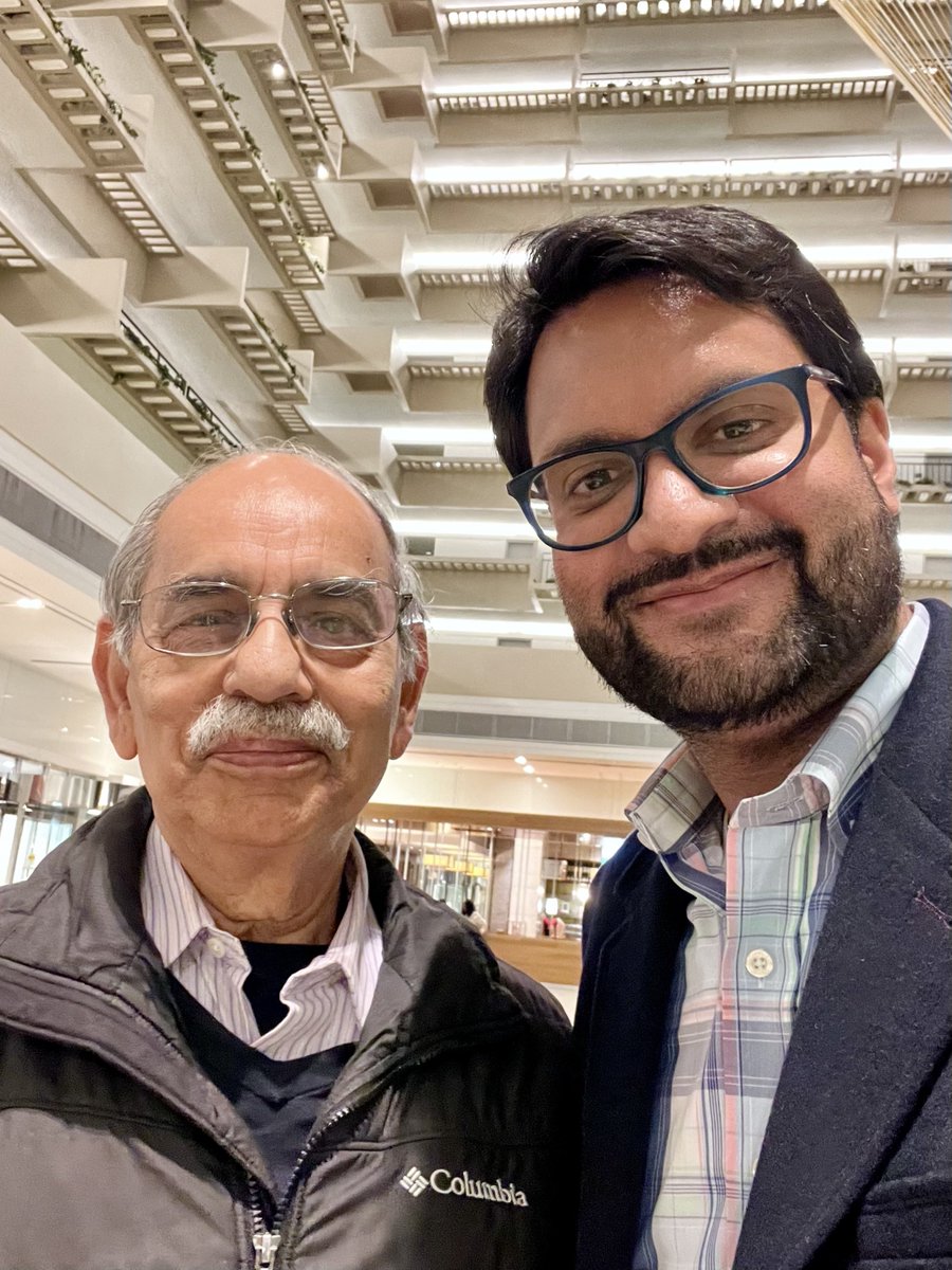 My hotel roomie for #ACC24 is my father-in-law, the one and only Dr. Prafulla Mehrotra! Excited to spend the next few days learning and enjoying our time together in ATL! @praveen520 @preets579 @vvr379 @ACCinTouch