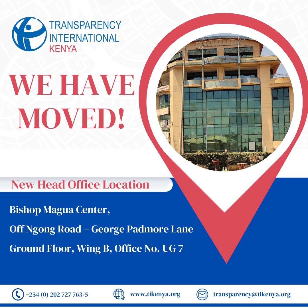 📣 Find us at our new head office located at Bishop Magua Center, Off Ngong Road – George Padmore Lane | Ground Floor, Wing B, Office No. UG 7.