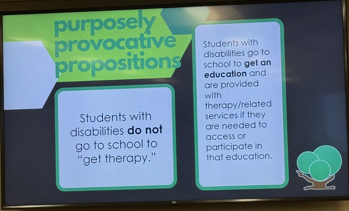 When determining the need for related services, the key is to identify the educational need. #WeAre409 @AtchisonPublic @doc_nuge